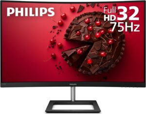 Philips 322E1C 32'' Super-Curved Frameless Monitor, Full HD VA, 75Hz