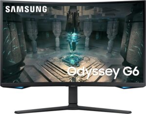 SAMSUNG 27" Odyssey QHD G65B Curved Gaming Monitor, 240Hz, 1ms, HDR600