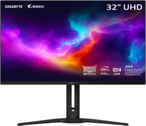 GIGABYTE - AORUS FO32U2 32" QD 4kOLED 240Hz Gaming Monitor 3840x2160