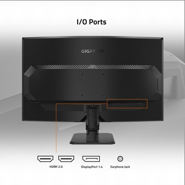GIGABYTE GS32QC 31.5" 165Hz 1440P Curved Gaming Monitor 109% sRGB - Image 7