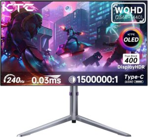 KTC 27-inch OLED Gaming Monitor | QHD 2560x1440P | 240Hz HDR400
