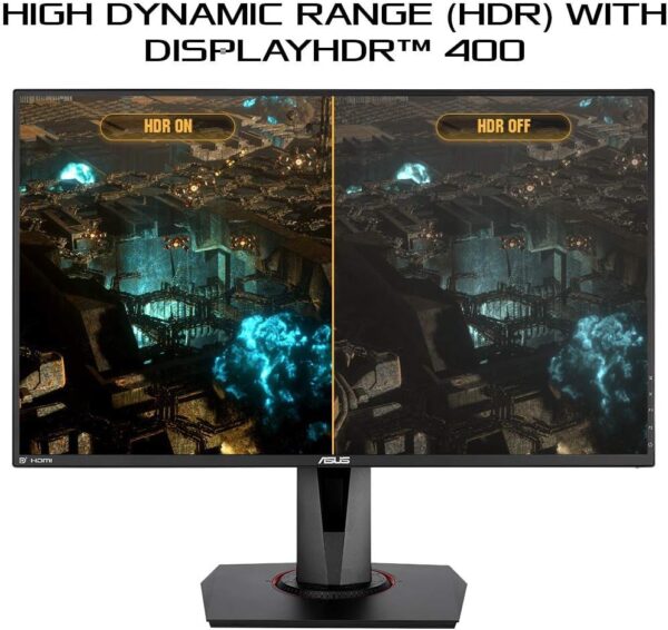 ASUS TUF 280Hz Gaming VG279QM 27” HDR Monitor, 1080P G-Sync HDR400 - Image 6