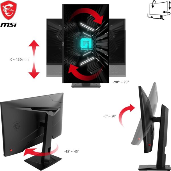MSI G274QPF-QD, 27" Gaming Monitor, 2560 x 1440 (QHD), IPS, 170Hz, HDR - Image 3