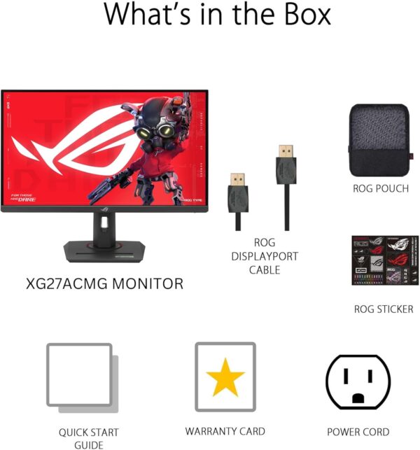 ASUS ROG Strix 27” 1440P USB-C HDR Gaming Monitor, (2560x1440), 270Hz - Image 4