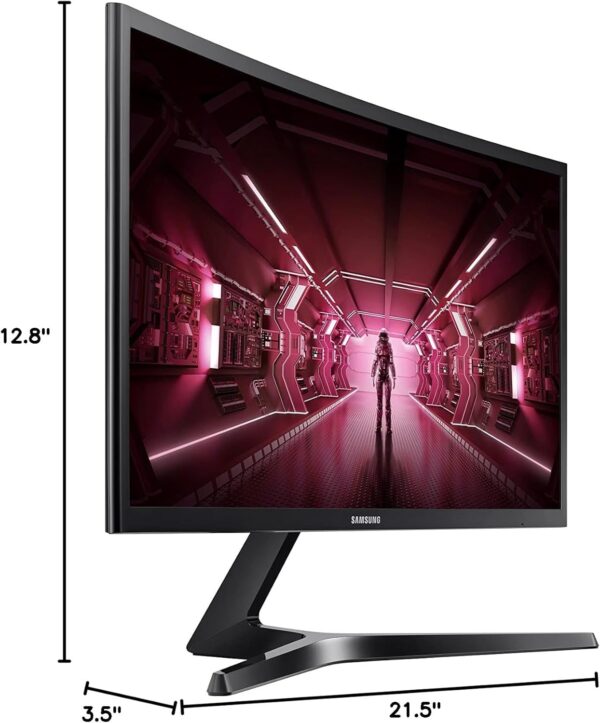 SAMSUNG 24-Inch CRG5 144Hz Curved Gaming Monitor (LC24RG50FQNXZA) - Image 5