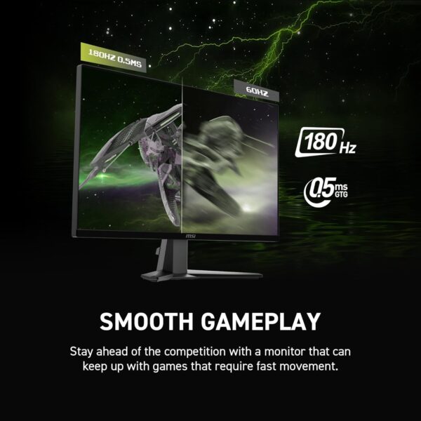 MSI MAG 275F 27" 16:9 Full HD 180Hz IPS LED HDR Gaming Monitor, Black - Image 6