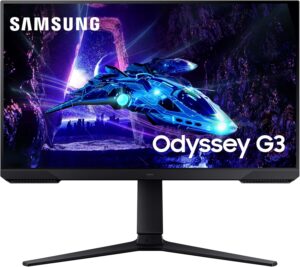 SAMSUNG 24-Inch Odyssey G3 (G30D) FHD Gaming Monitor, 1ms, 180Hz