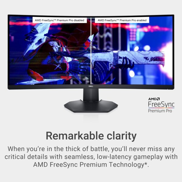 Dell S3422DWG Curved Gaming Monitor 34 Inch 1800R Curved Screen 144Hz - Image 7