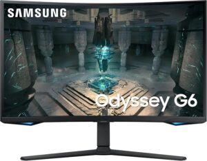 SAMSUNG 27" Odyssey QHD G65B Curved Gaming Monitor, 240Hz, HDR600